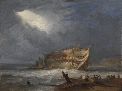 Das Wrack der Dutton, ein Ostindienfahrer von Samuel Prout